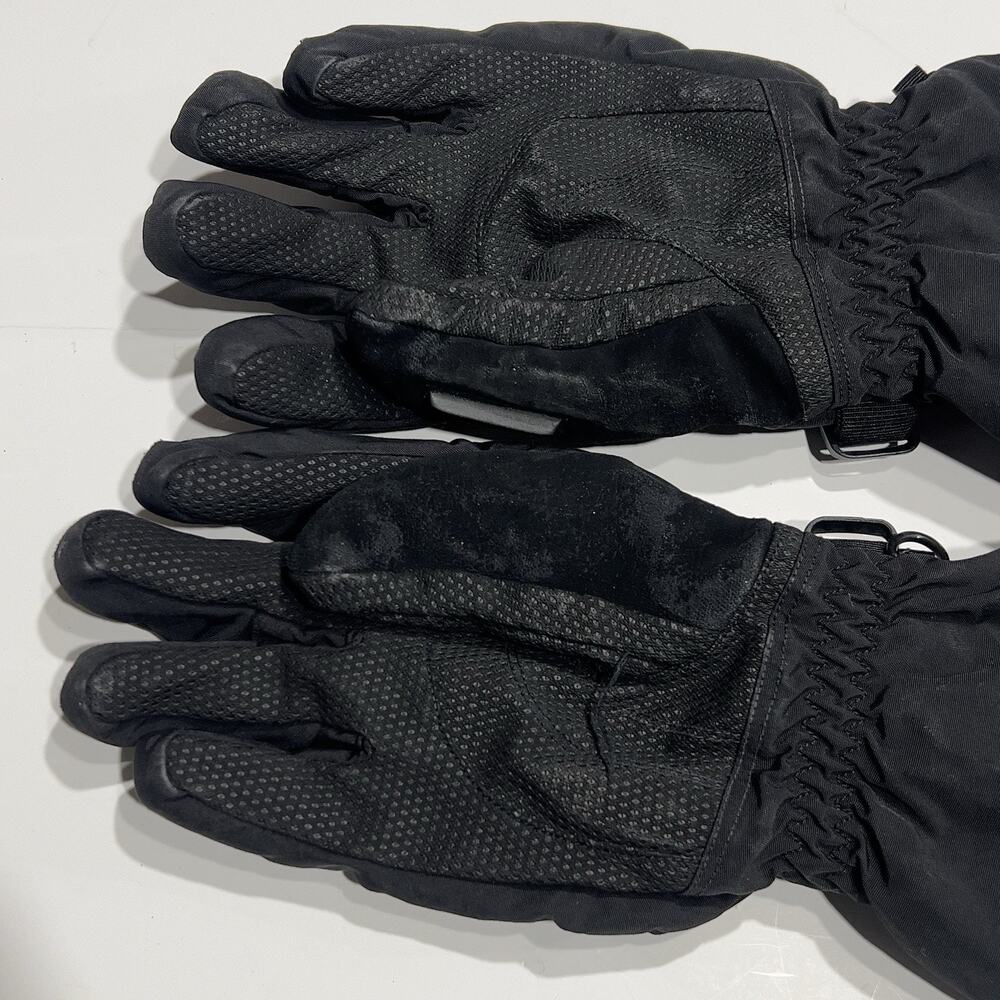 The North Face Hyvent Snow Gloves Black Mens Medium Insulated Waterproof - Picture 5 of 6